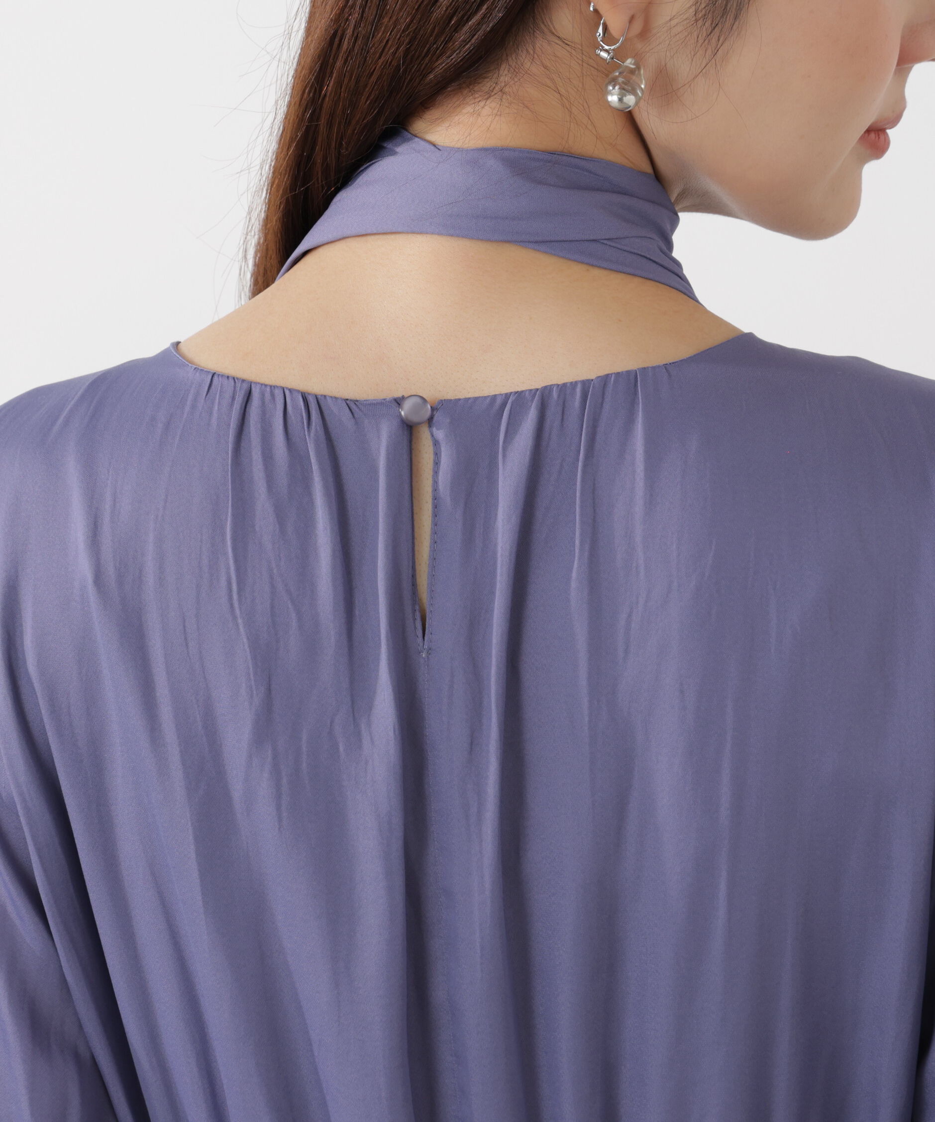 PROPORTION BODY DRESSING「タイ付きギャザーワンピース」|ワンピース|