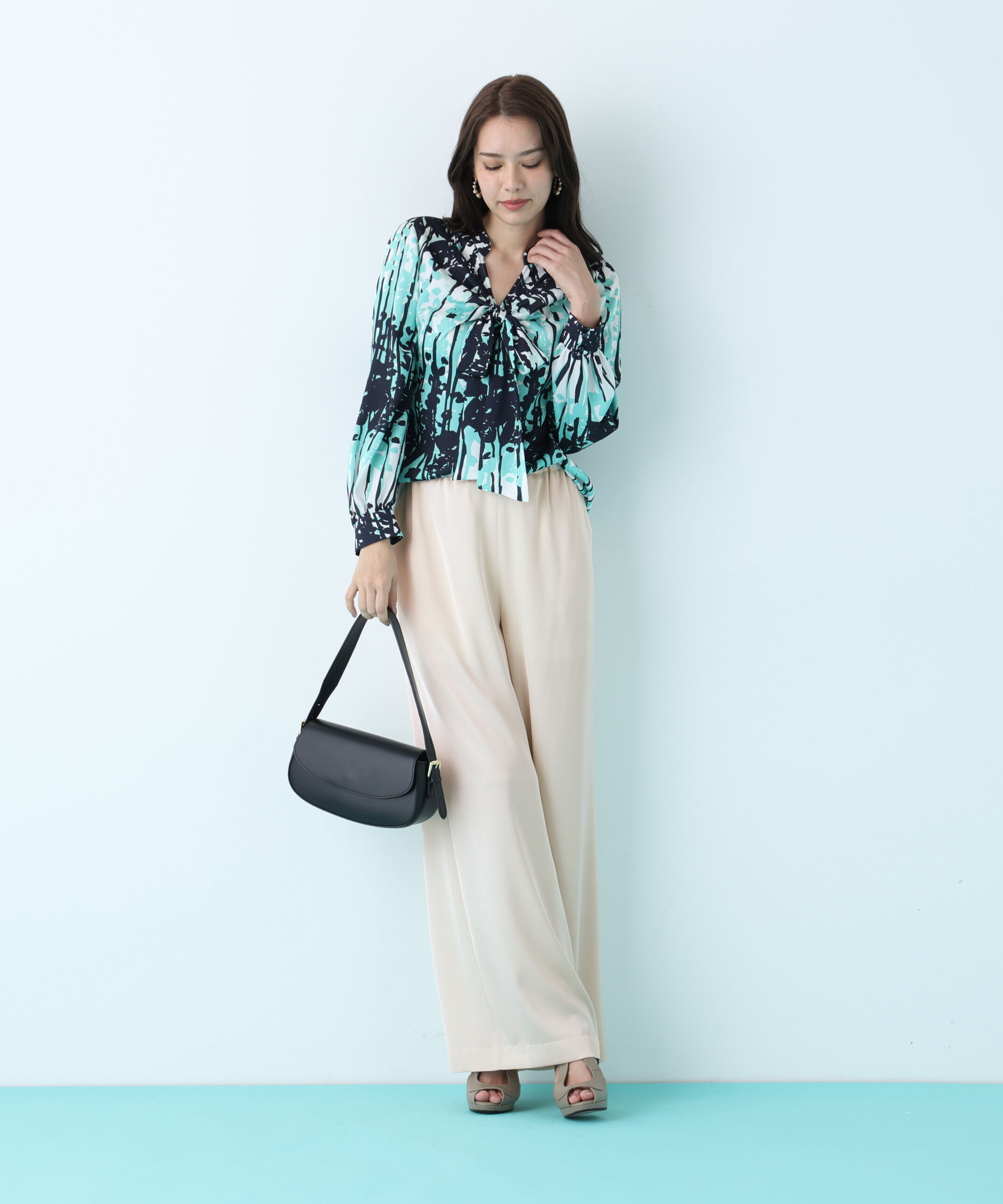  「サテンワイドパンツ」|その他|