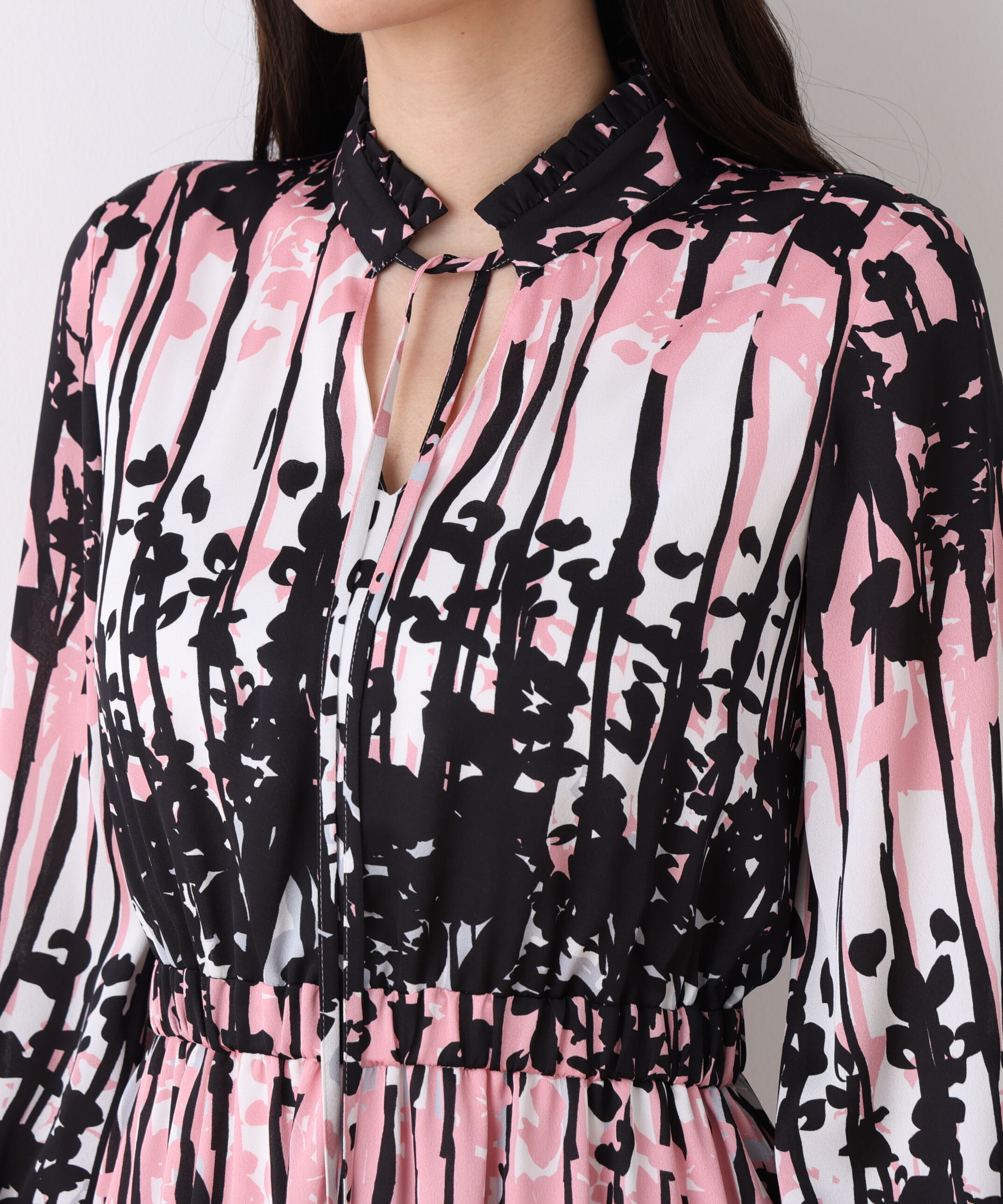  「インクフォレストプリントワンピース」|ワンピース|