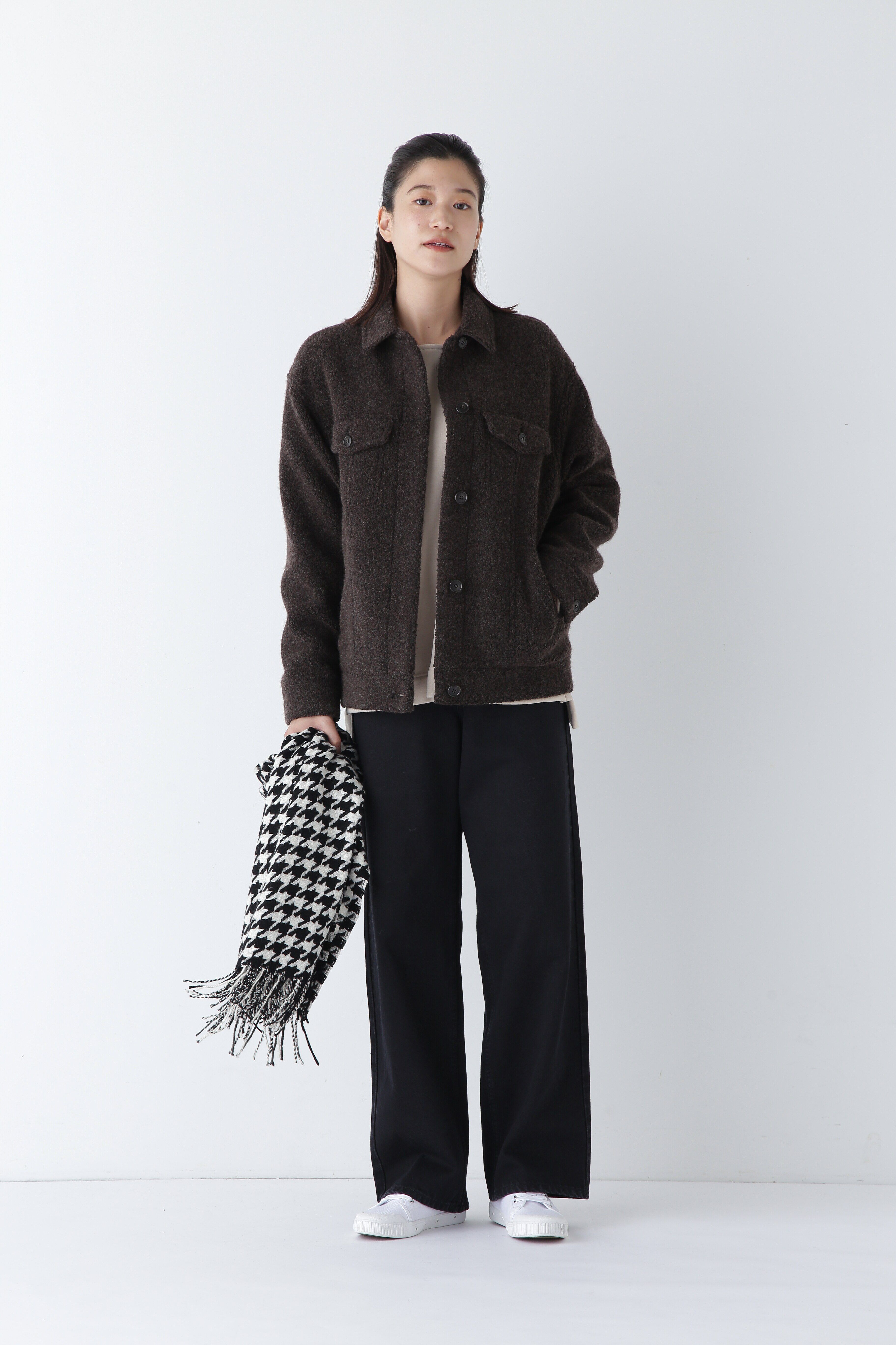  「◆１１ｏｚブラックデニムセミワイドパンツ」|その他|