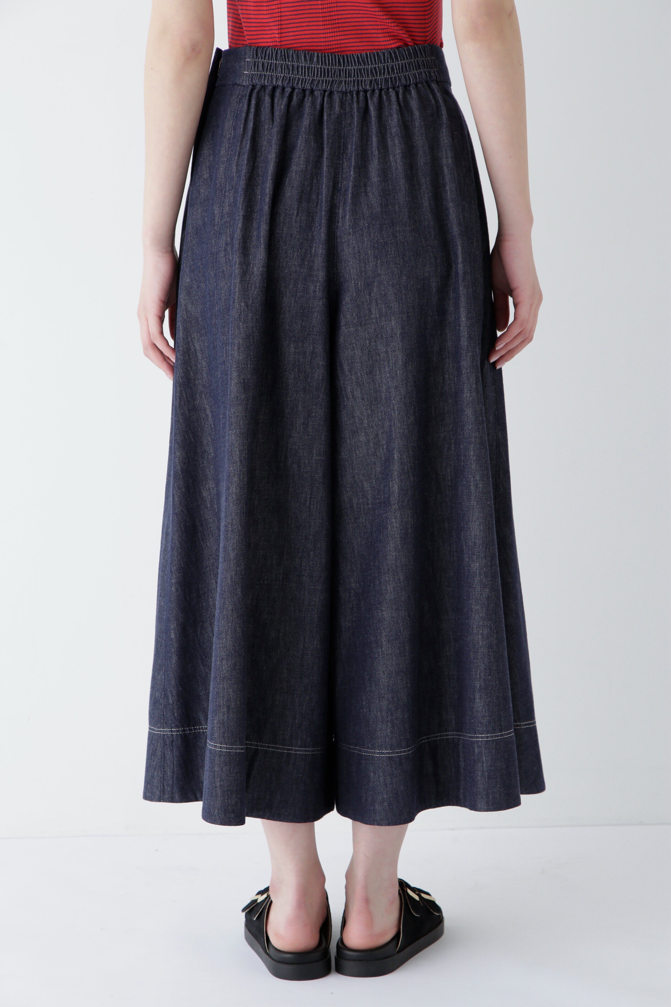  「◆ライトオンスデニムフレアースカーチョ」|スカート|