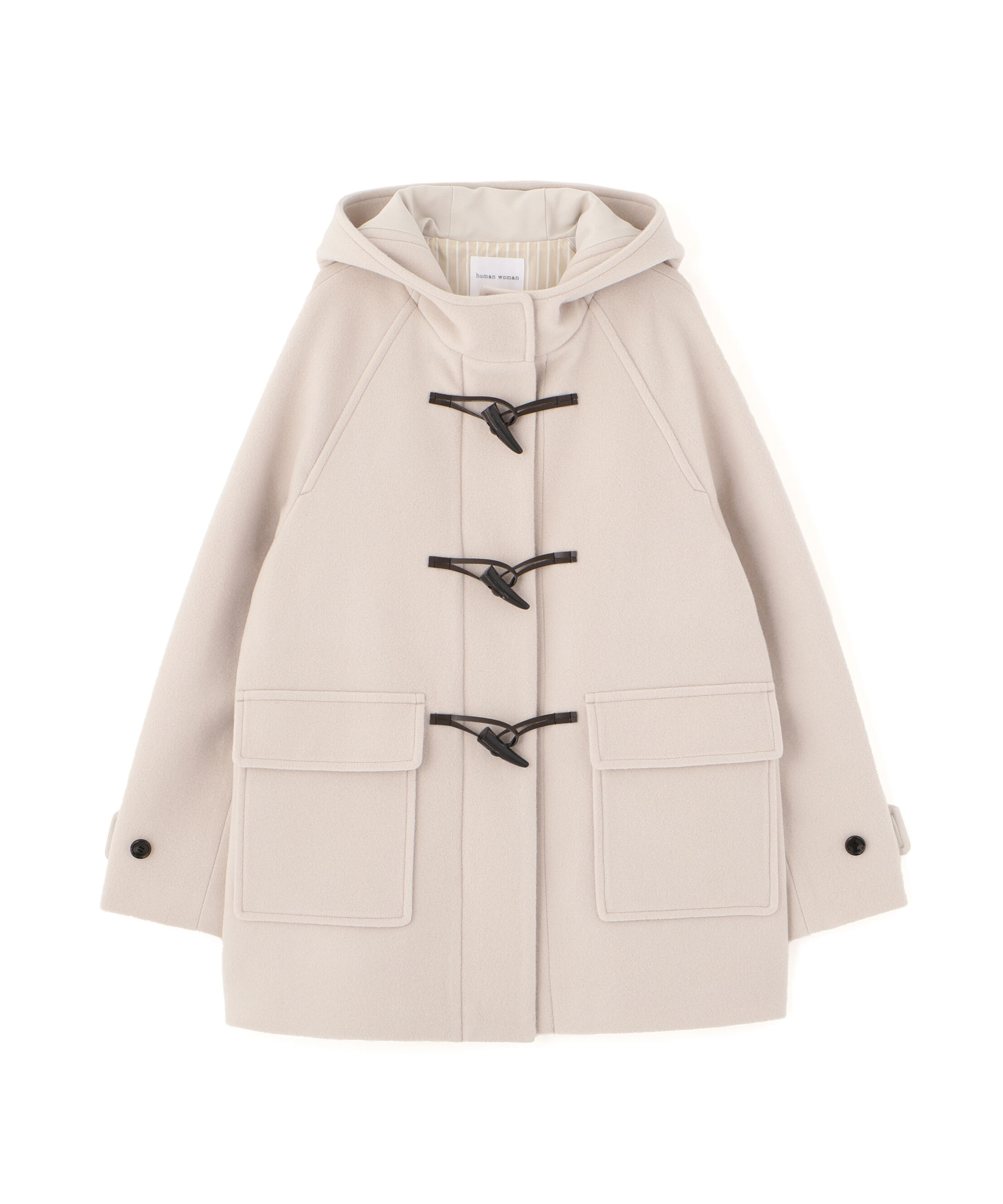  「モッサミドルダッフルコート」|その他|ベージュ