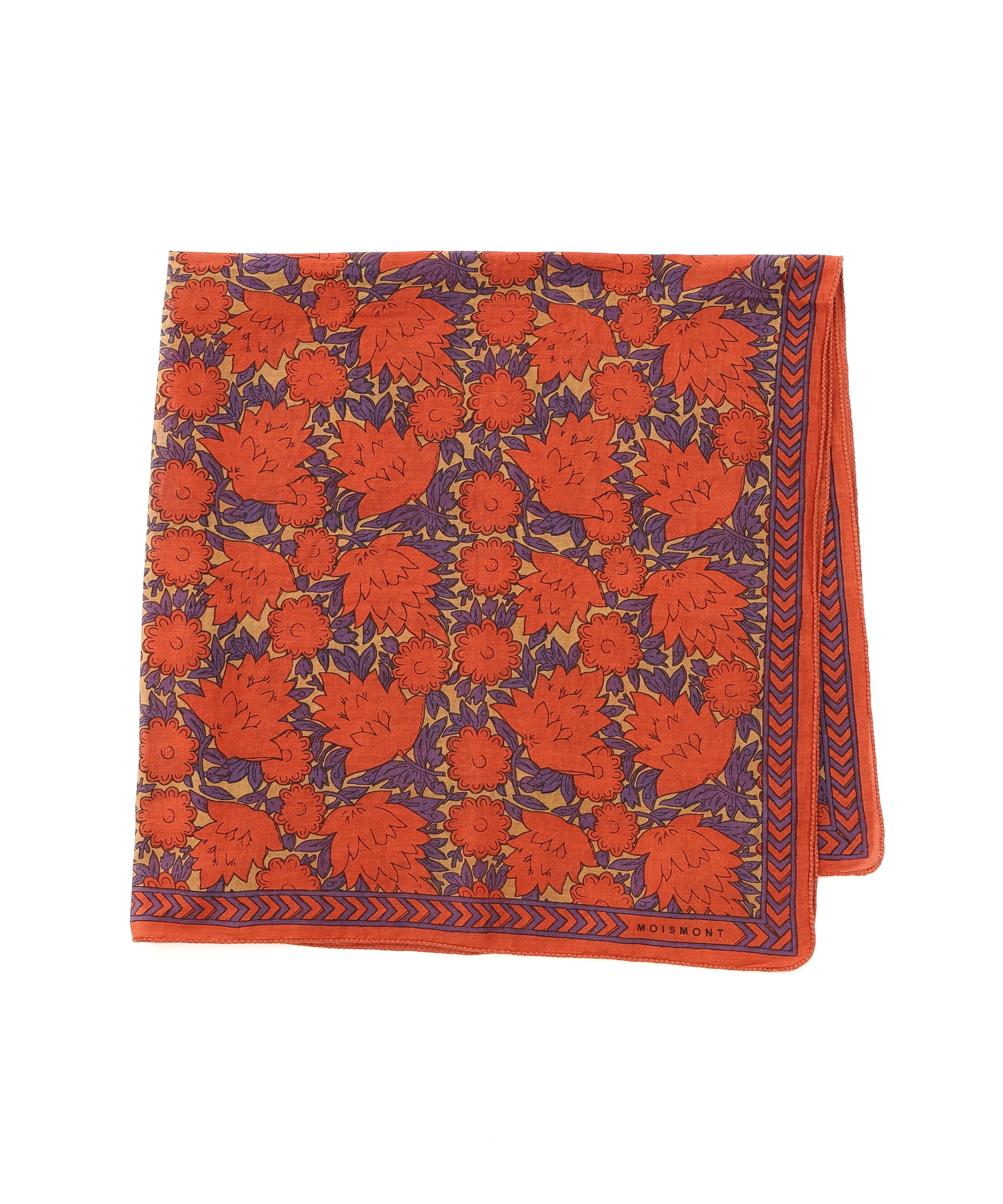  「◆ＭＯＩＳＭＯＮＴ　フラワープリントスカーフ」|バンダナ・スカーフ|