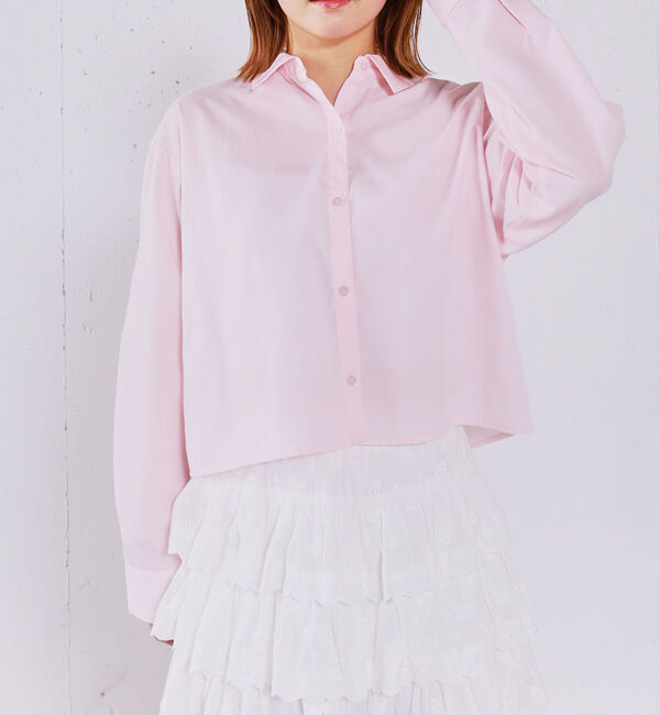 archives「ワンポイントショートシャツ」|シャツ・ブラウス|PINK