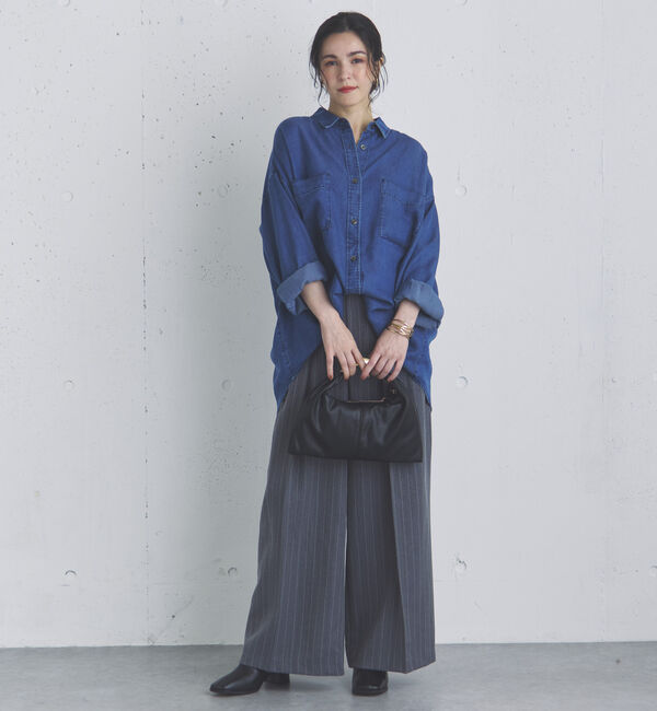 Doux archives「ストライプ２タックパンツ」|チノ|