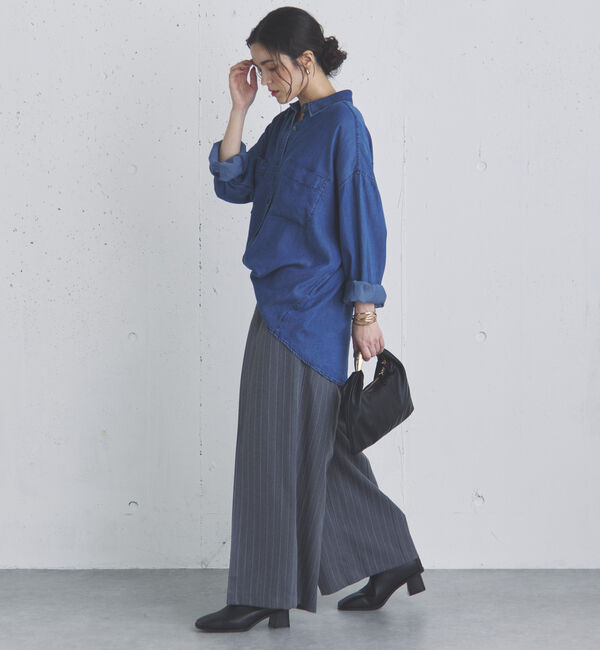 Doux archives「ストライプ２タックパンツ」|チノ|