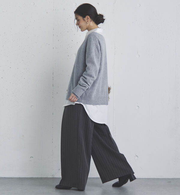 Doux archives「ストライプ２タックパンツ」|チノ|