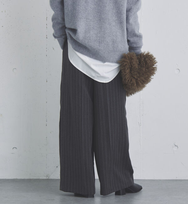 Doux archives「ストライプ２タックパンツ」|チノ|