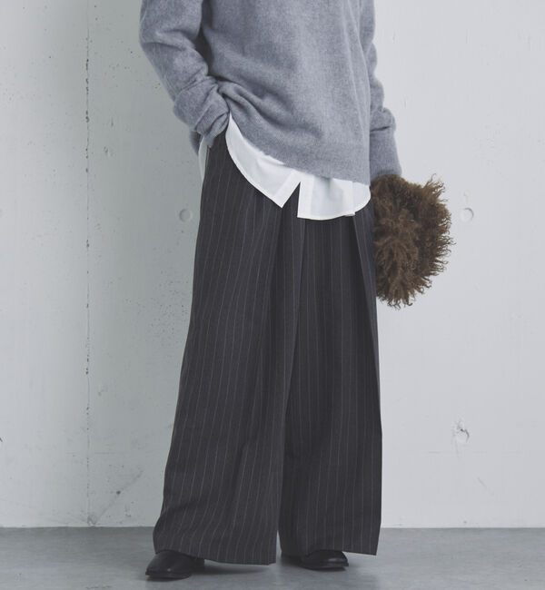Doux archives「ストライプ２タックパンツ」|チノ|