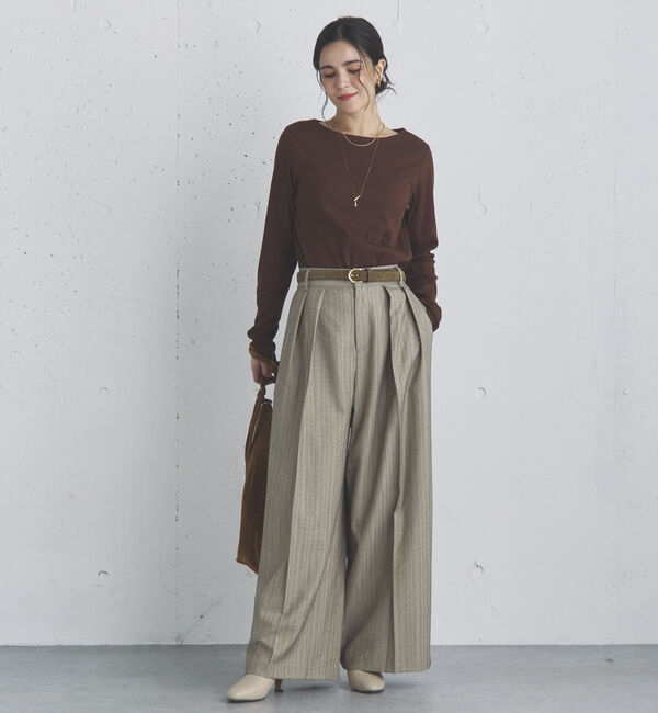 Doux archives「ストライプ２タックパンツ」|チノ|