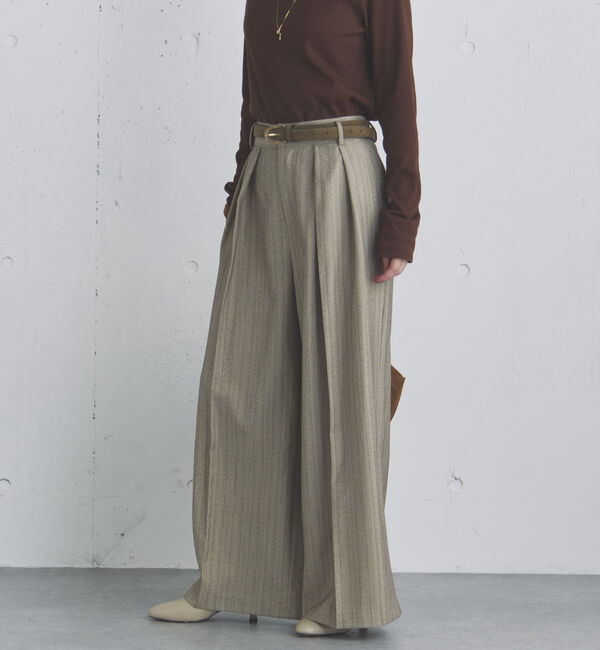 Doux archives「ストライプ２タックパンツ」|チノ|