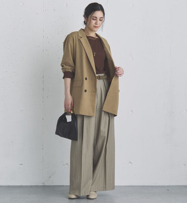 Doux archives「ストライプ２タックパンツ」|チノ|