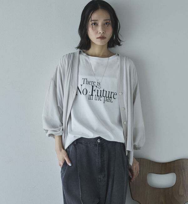 Doux archives「強撚糸シアーブラウスカーディガン」|シャツ・ブラウス|