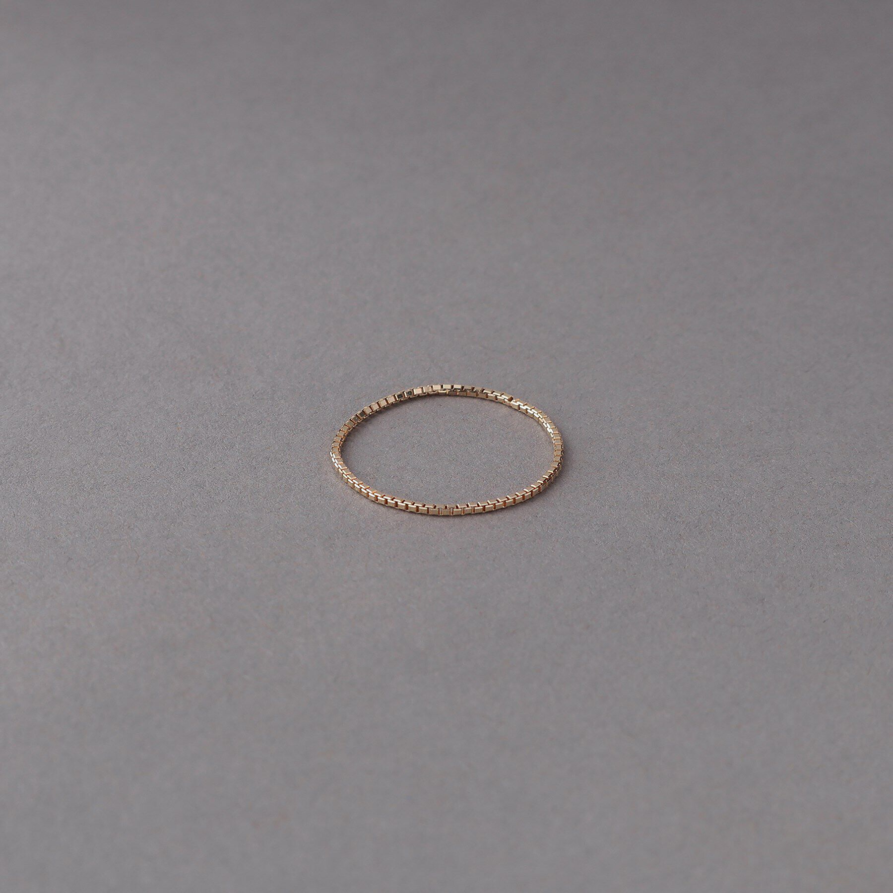 COCOSHNIK ONKITSCH「K10スキニーリング ベネチアン」|リング|