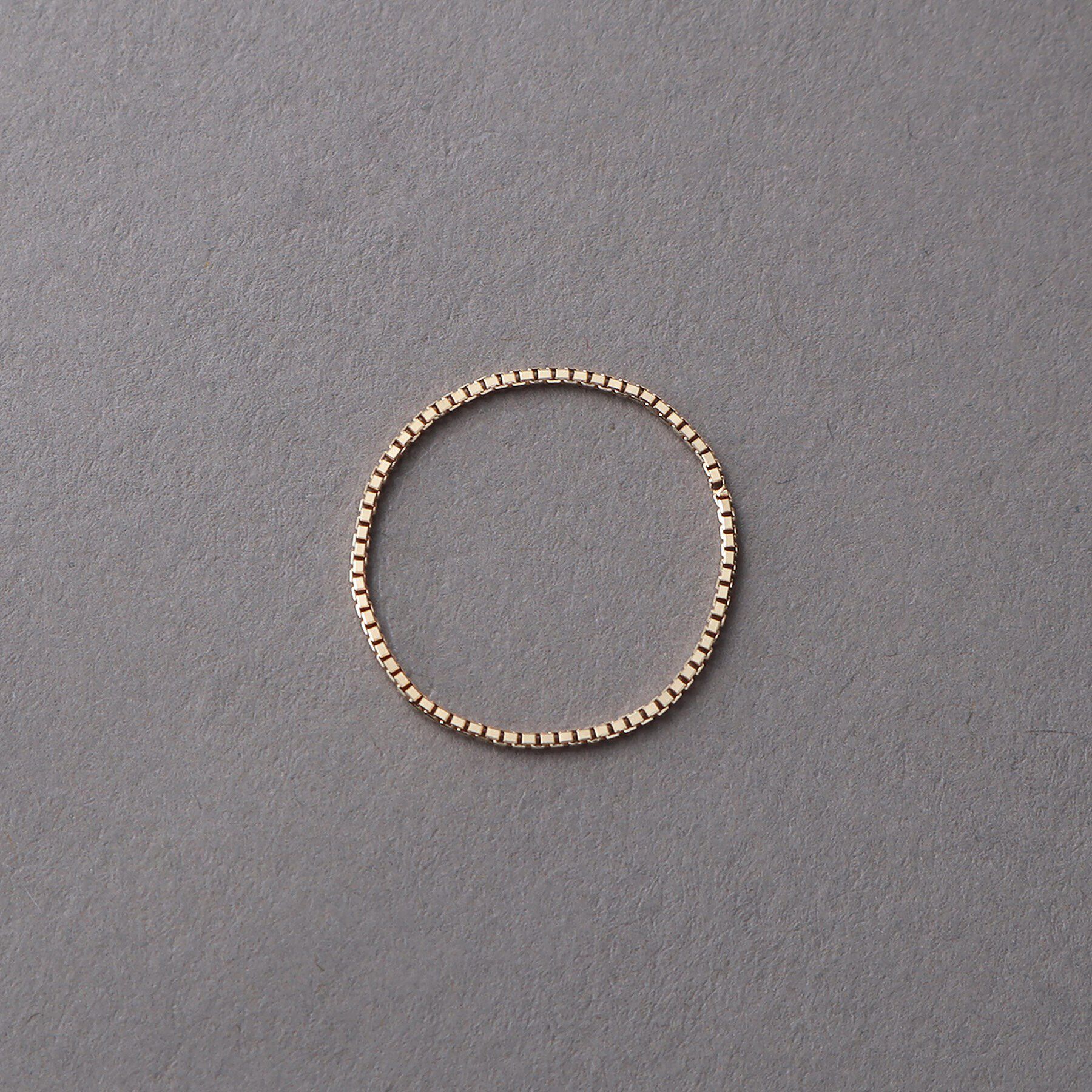 COCOSHNIK ONKITSCH「K10スキニーリング ベネチアン」|リング|