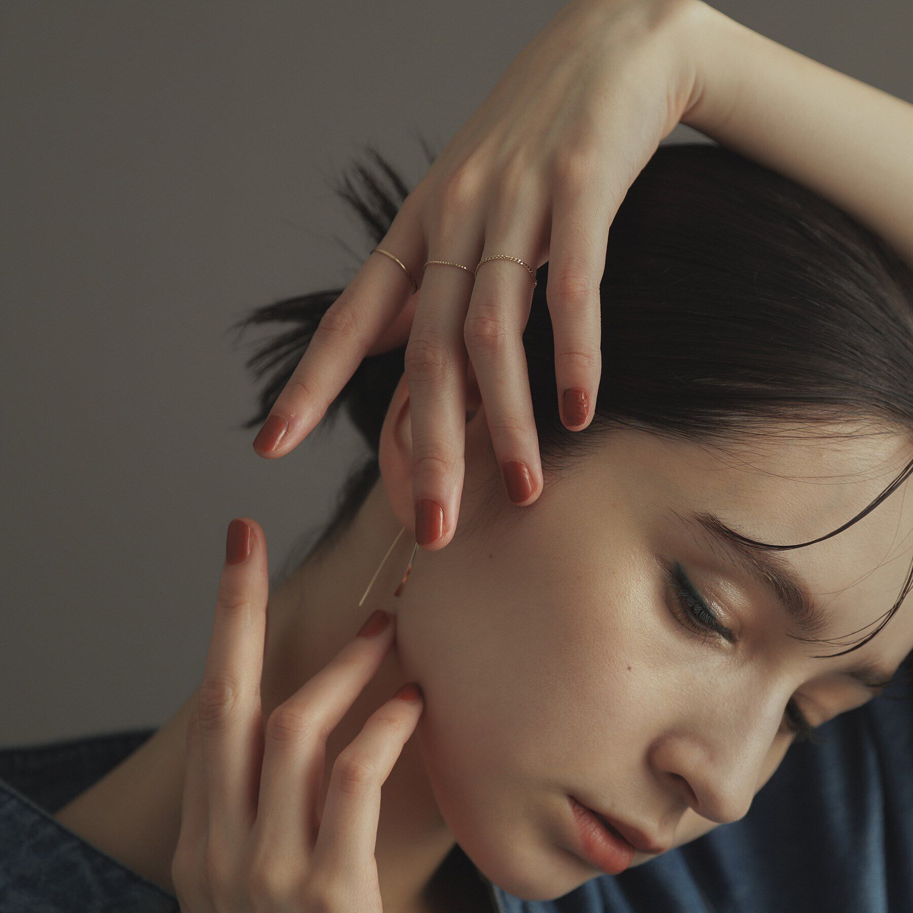 COCOSHNIK ONKITSCH「K10スキニーリング ベネチアン」|リング|