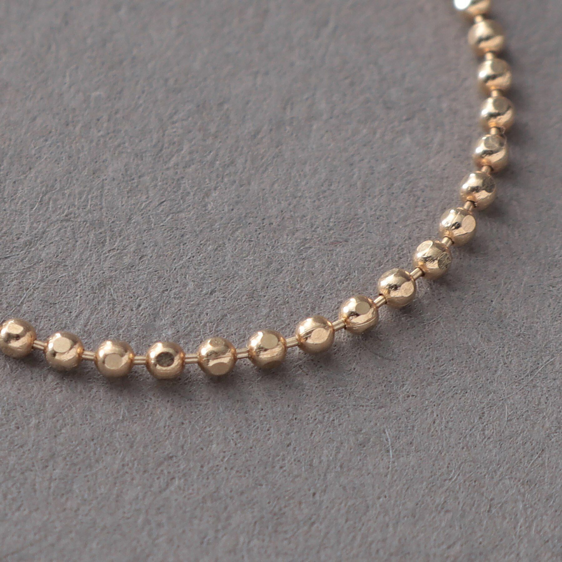 COCOSHNIK ONKITSCH「K10スキニーリング カットボール」|リング|