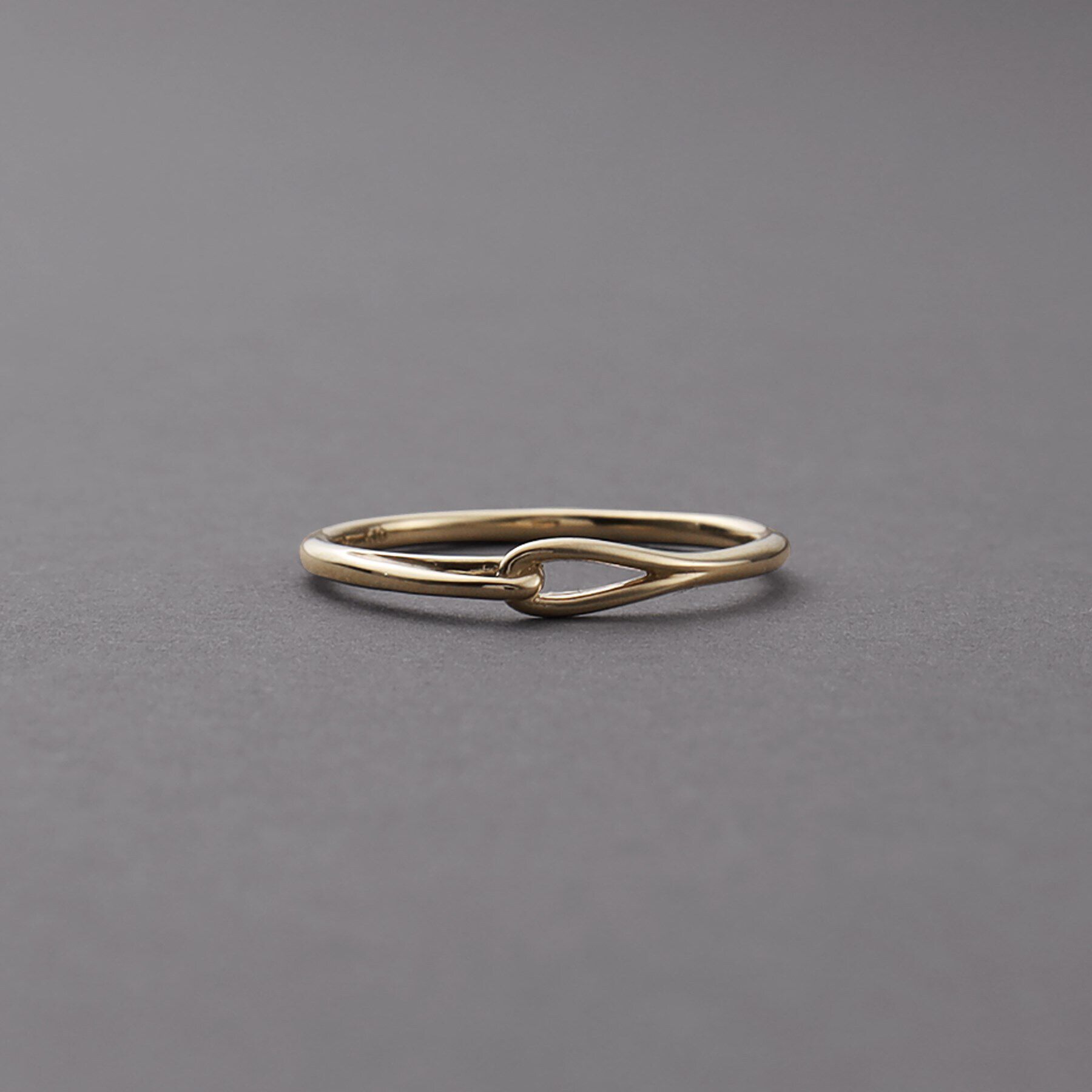 COCOSHNIK ONKITSCH「K10スキニーリング デュアルフック」|リング|