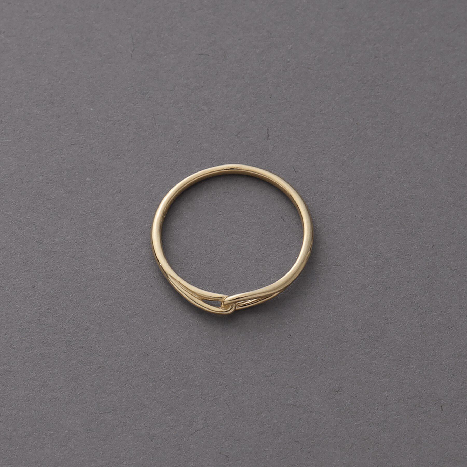 COCOSHNIK ONKITSCH「K10スキニーリング デュアルフック」|リング|