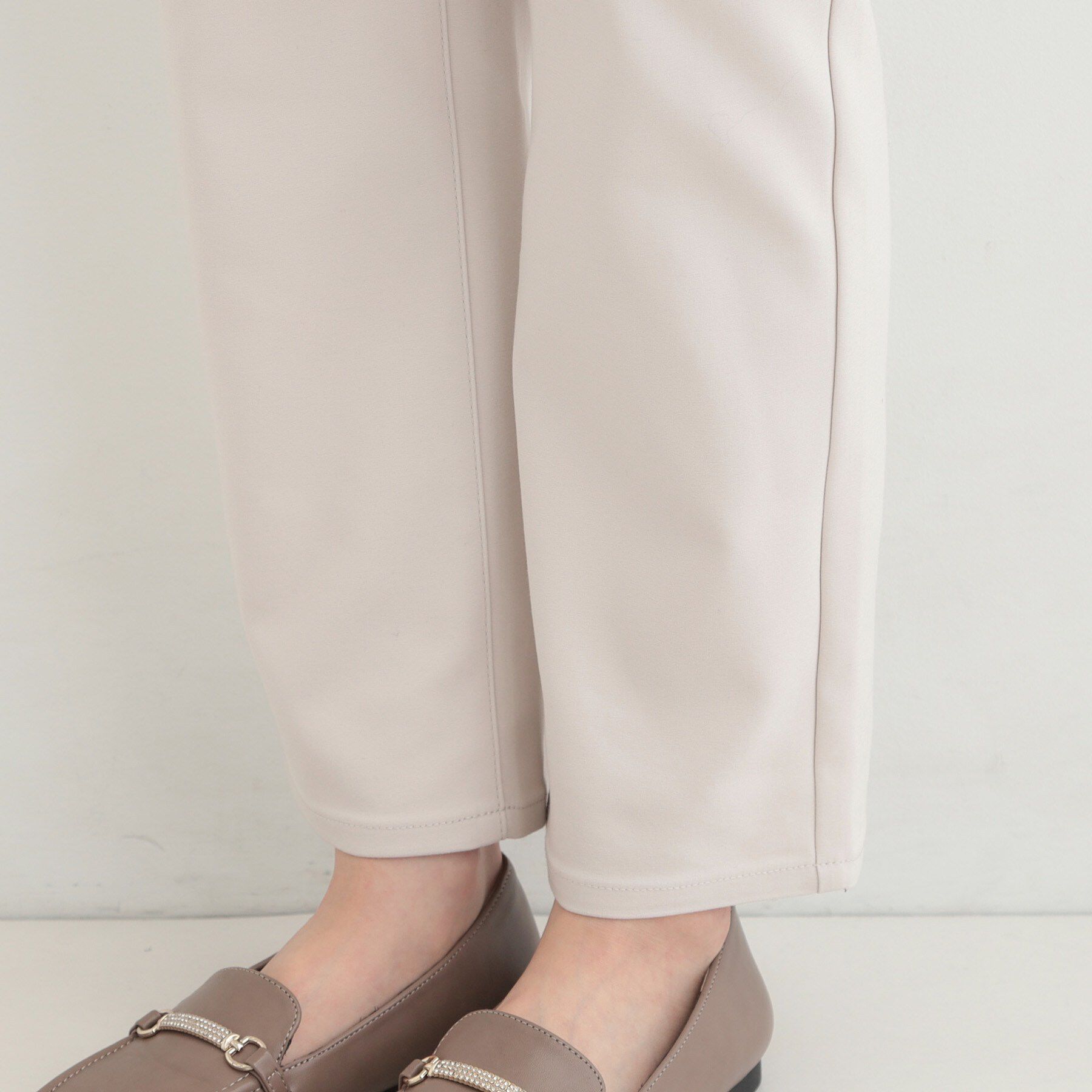 SHOO･LA･RUE「【洗濯機可/SS-LL/ストレッチ】すらっときれい見え 大人のストレートパンツ」|その他|