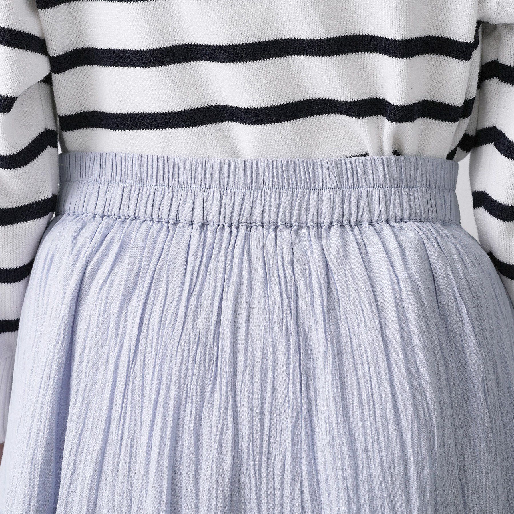 Dessin「【ウエストゴム/洗える】インドコットンティアードスカート」|スカート|