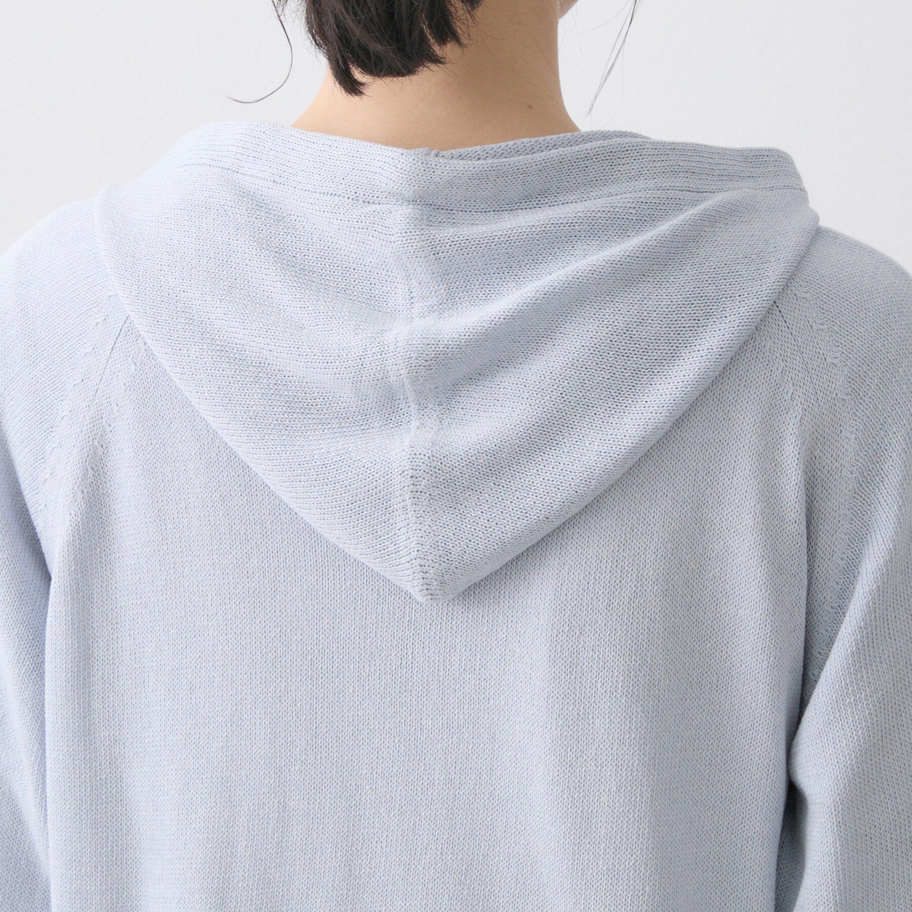 Dessin「【洗える】リネン混フーデッドパーカー」|パーカー|