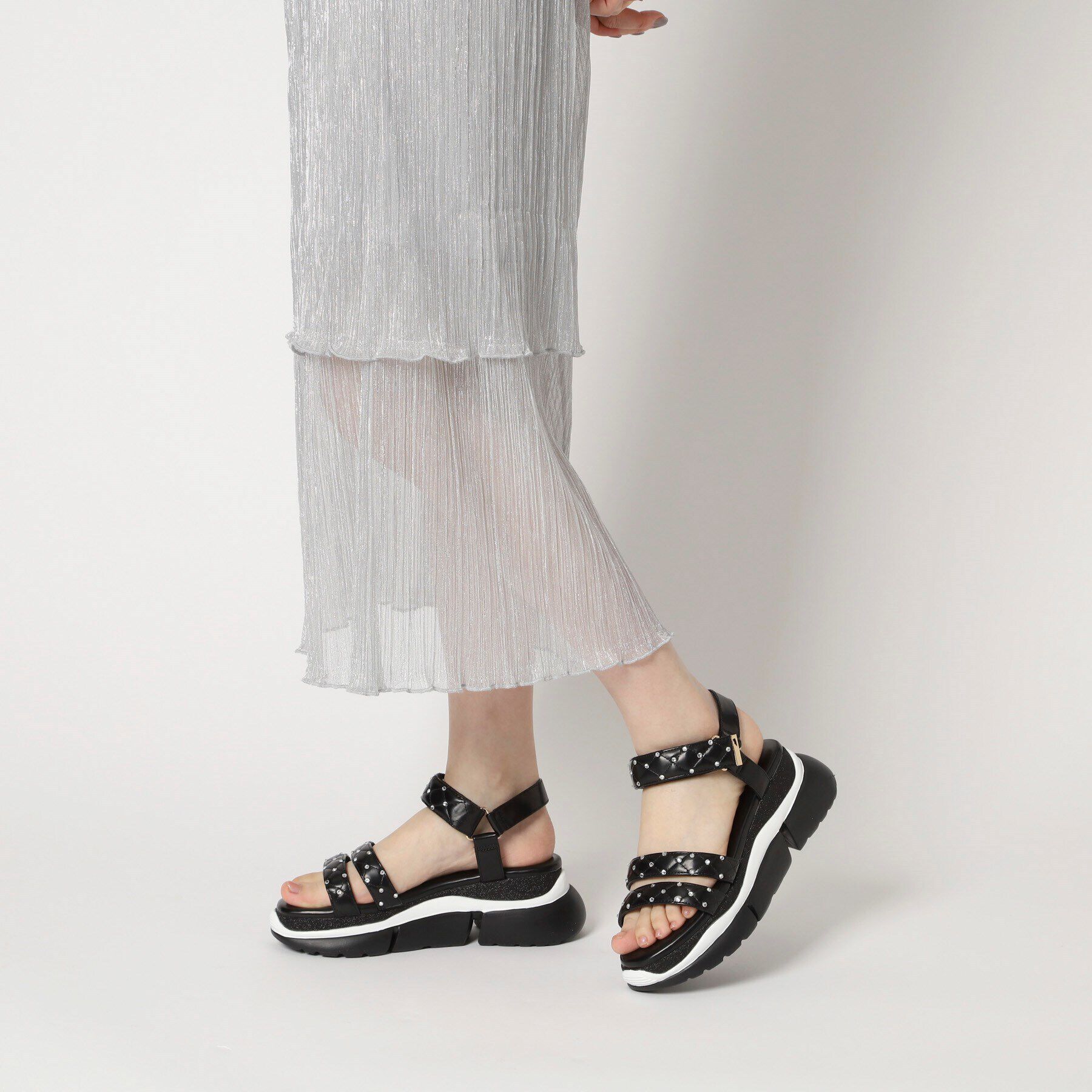 ESPERANZA「ラインストーンスポサン 24SS」|サンダル|