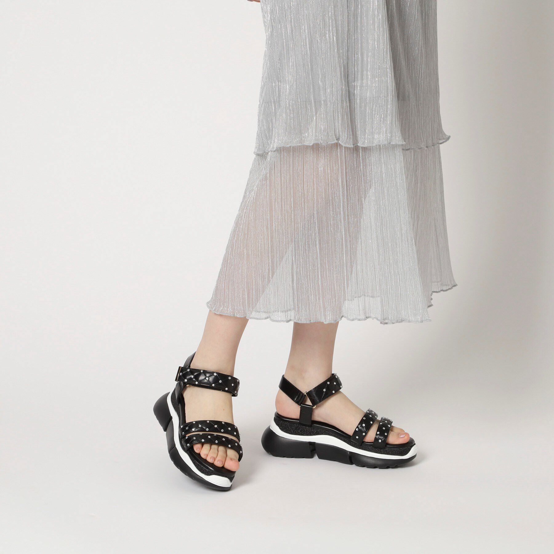 ESPERANZA「ラインストーンスポサン 24SS」|サンダル|