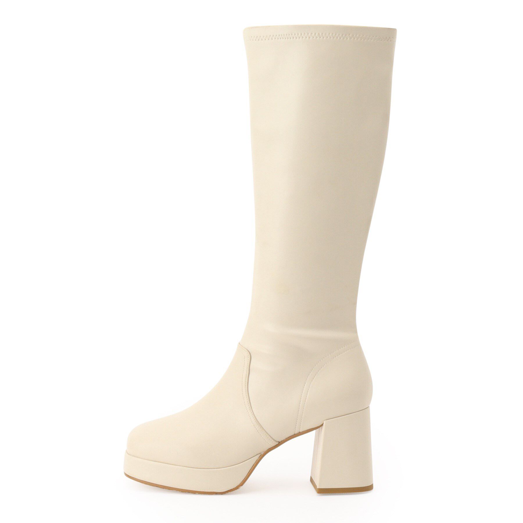 ESPERANZA「スクエアトゥ厚底ロングブーツ」|ショートブーツ|