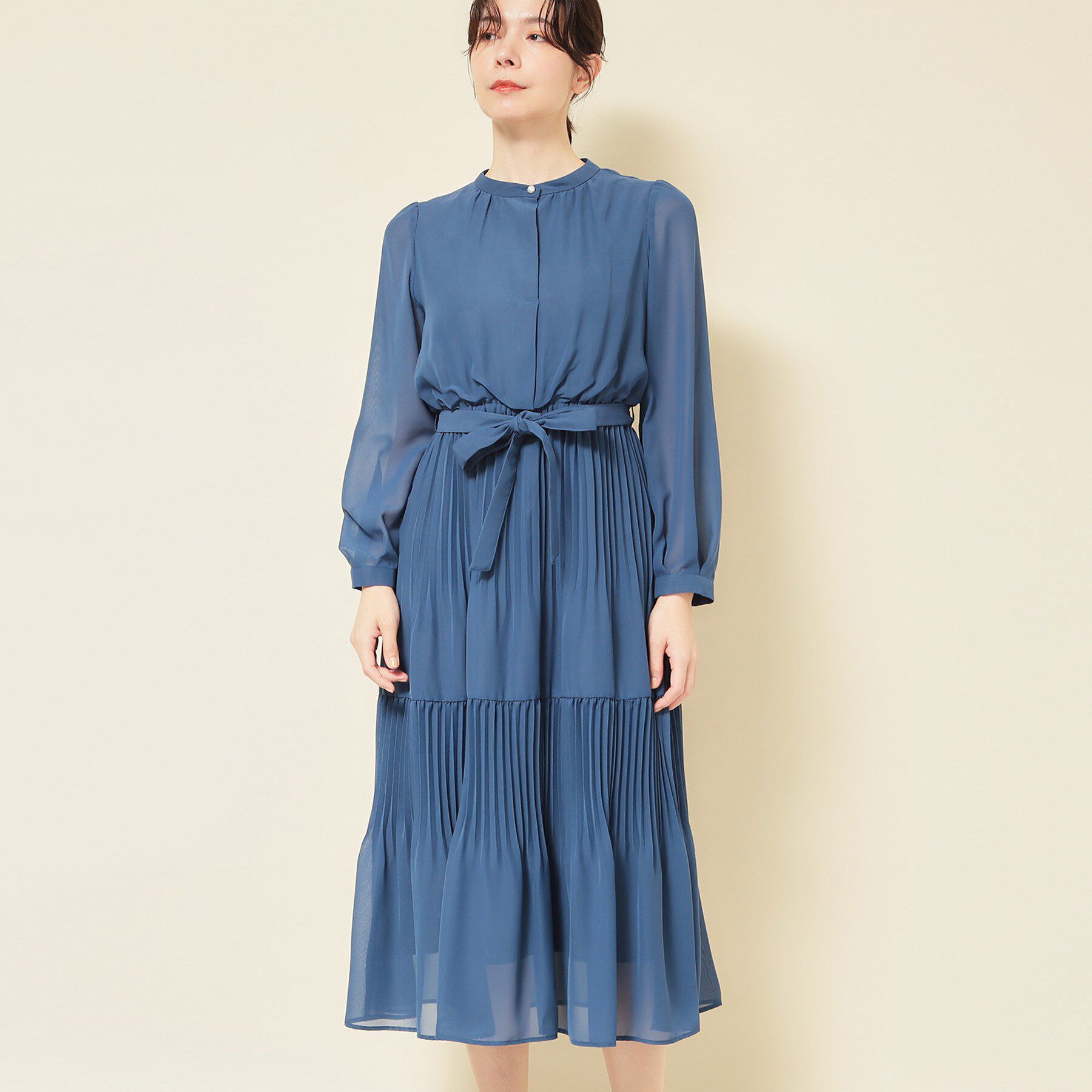 SunaUna「【S～Lサイズ／セレモニーにも】プリーツワンピース」|ワンピース|