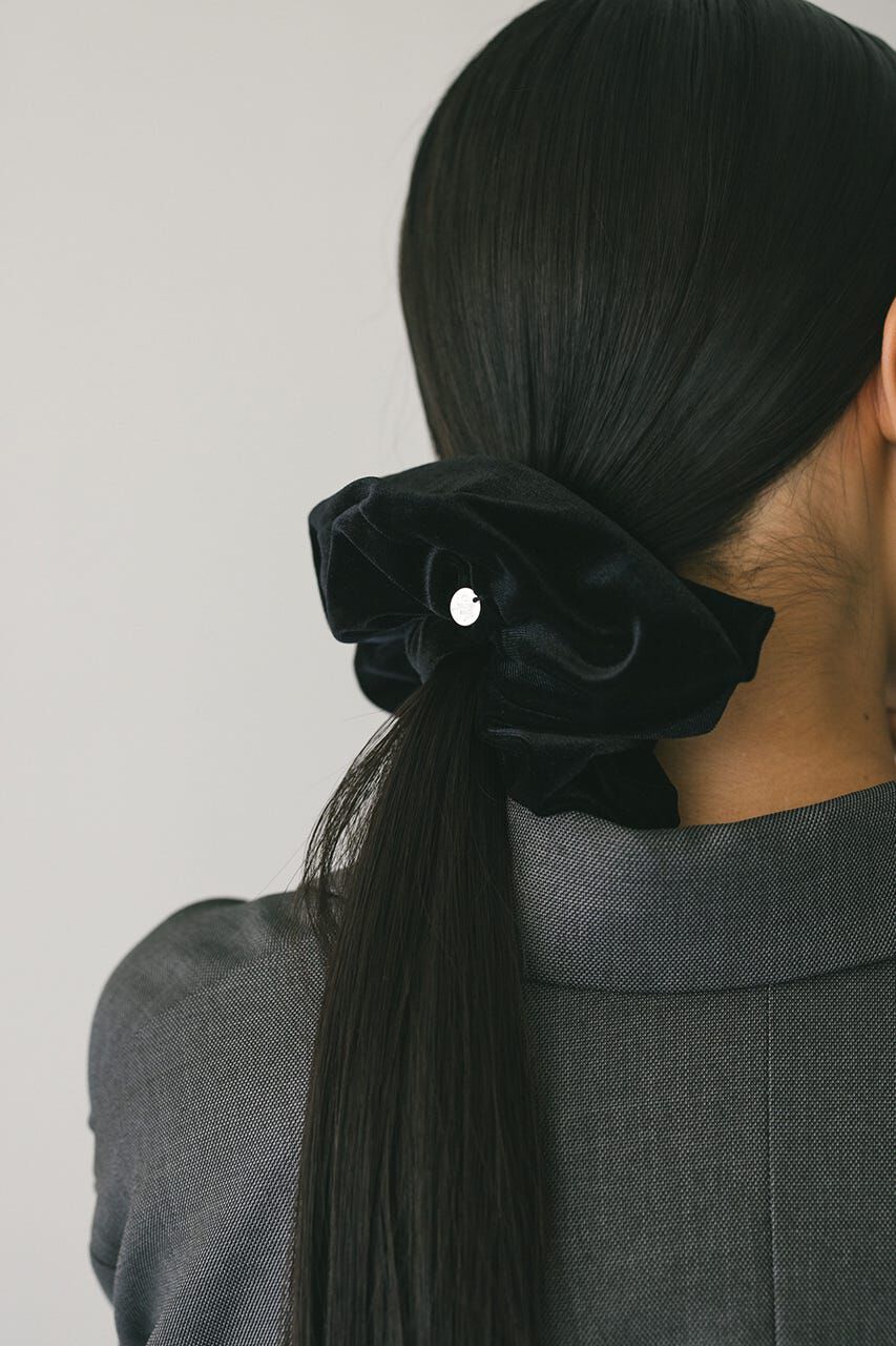 STYLEMIXER「ベロアボリュームシュシュ」|その他|BLK