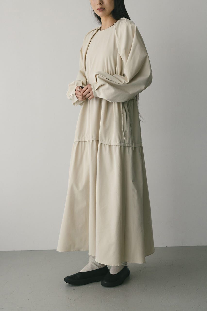 STYLEMIXER「ウエストドロストティアードワンピース」|ワンピース|