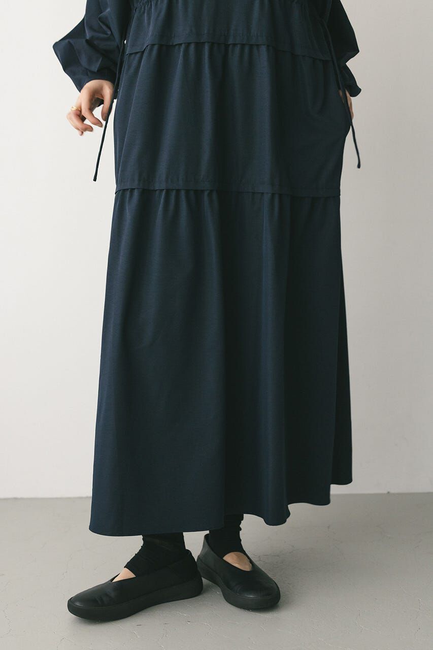 STYLEMIXER「ウエストドロストティアードワンピース」|ワンピース|