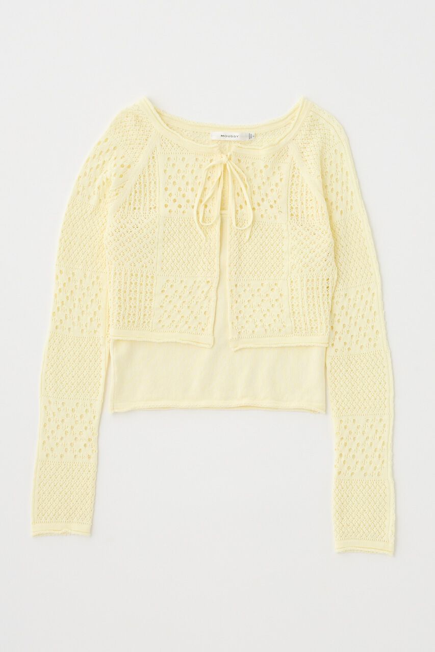 MOUSSY「OPENWORK KNIT アンサンブル」|ニット・セーター|