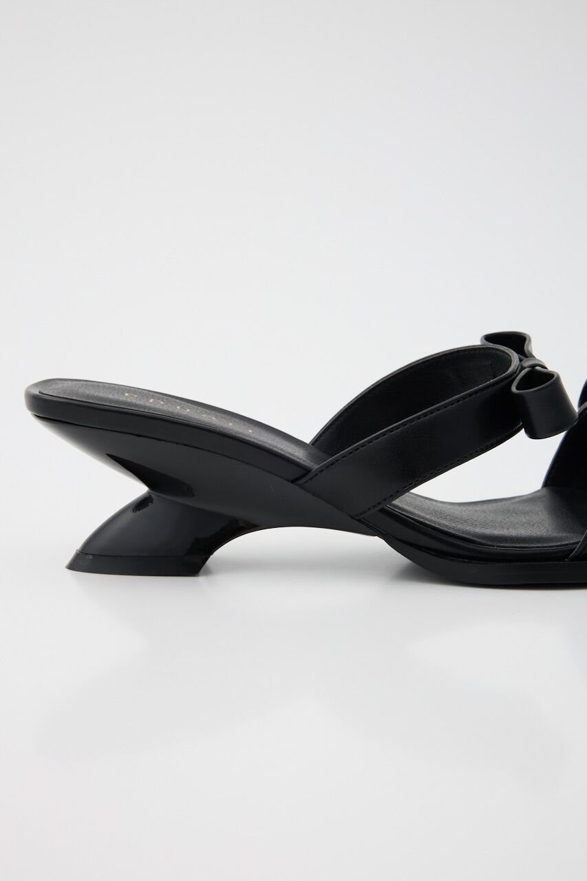 rienda「リボンフラットミュール」|サンダル|