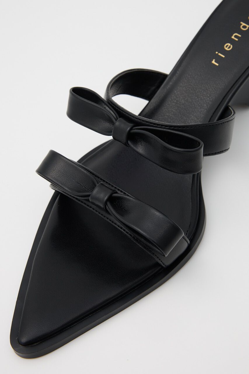 rienda「リボンフラットミュール」|サンダル|