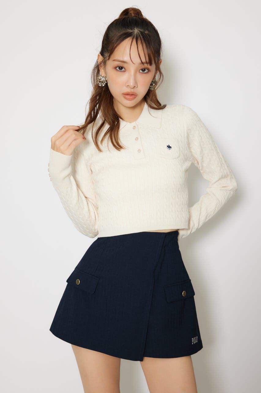 rienda「ポケットディティールスコートショートパンツ」|その他|