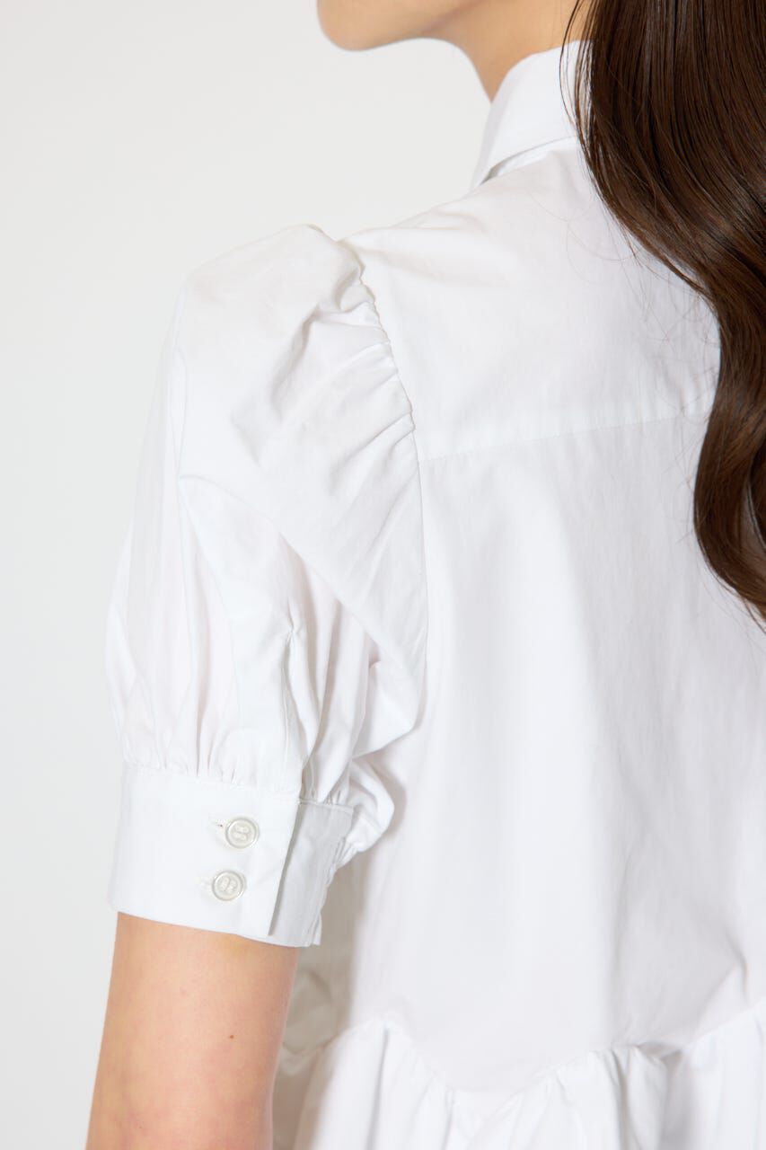 rienda「ボリュームフリルヘムブラウス」|シャツ・ブラウス|