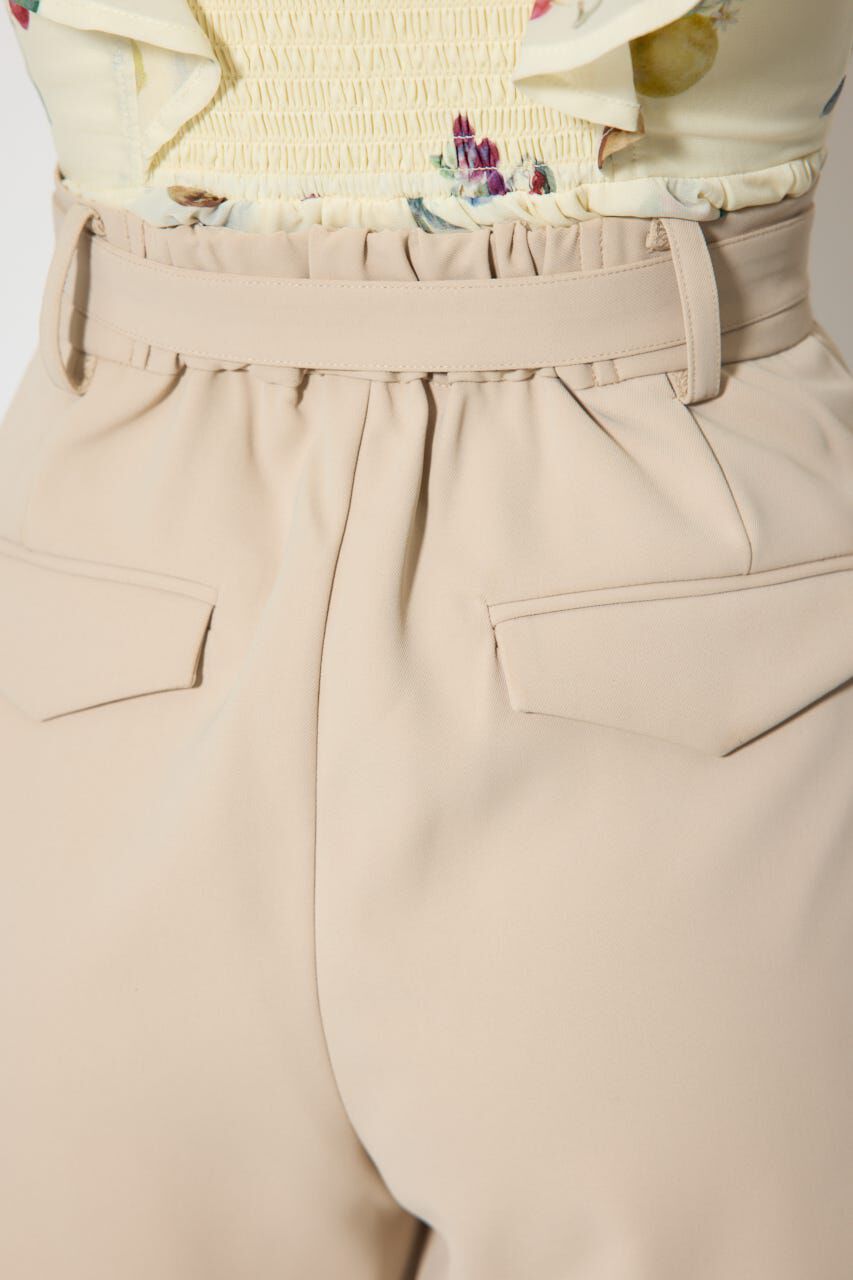 rienda「ベルト付きセンタープレスショートパンツ」|その他|