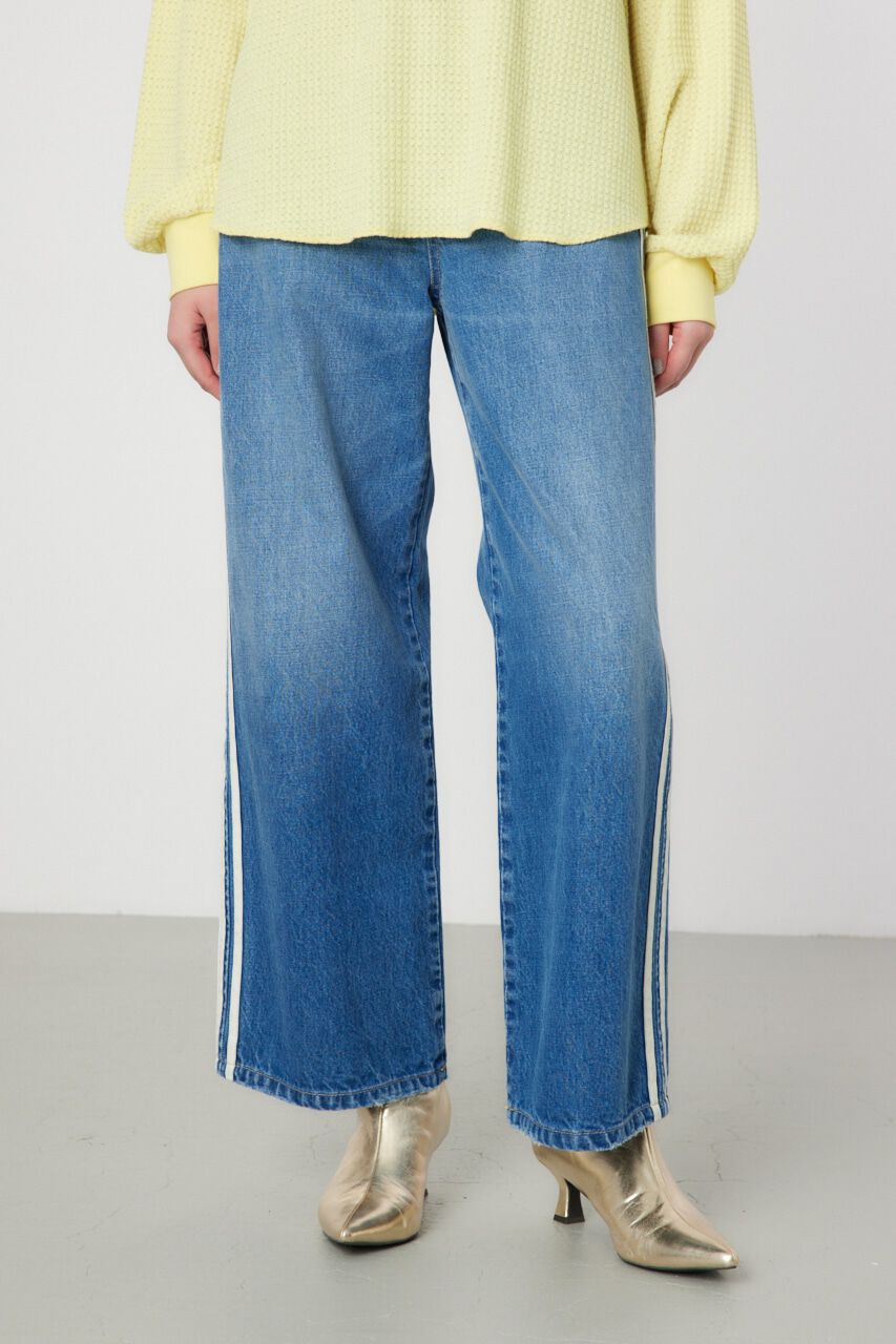 RODEO CROWNS「サイドラインルーズデニム」|デニム|