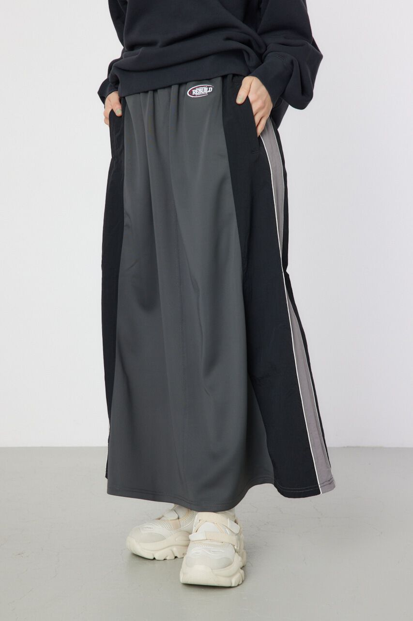 RODEO CROWNS「ナイロン&times;ジャージスカート」|スカート|