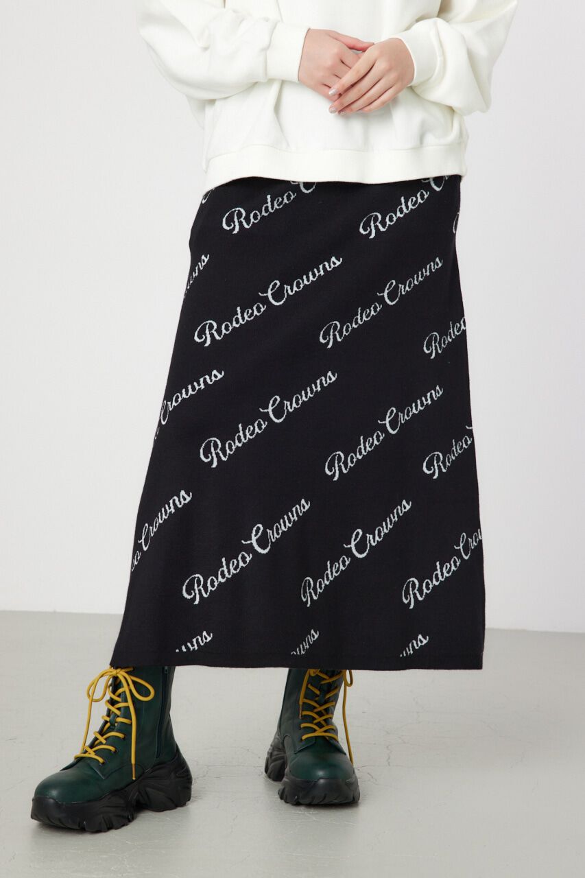 RODEO CROWNS「ロゴニットフレアスカート」|スカート|