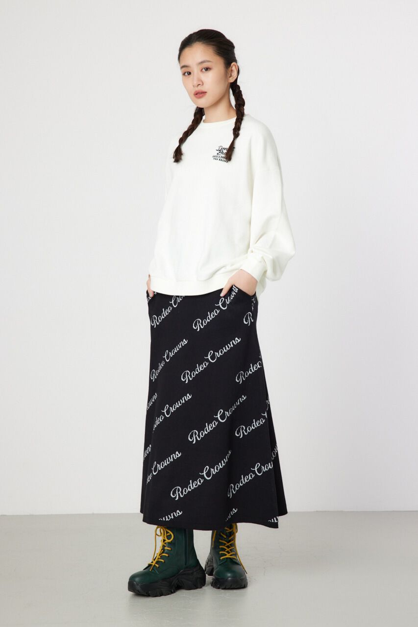 RODEO CROWNS「ロゴニットフレアスカート」|スカート|
