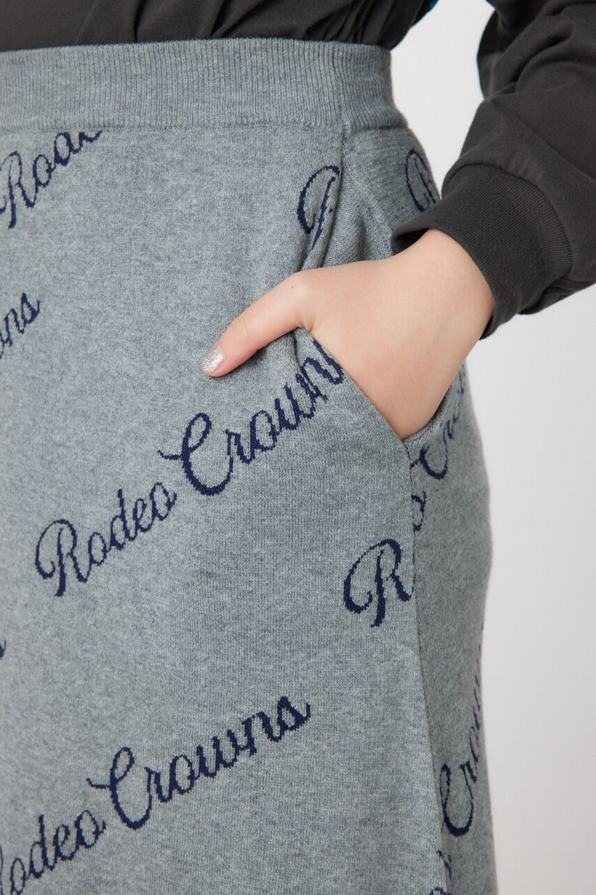 RODEO CROWNS「ロゴニットフレアスカート」|スカート|