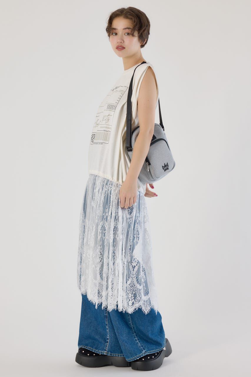 RODEO CROWNS「レースドッキングブラウジングワンピース」|ワンピース|