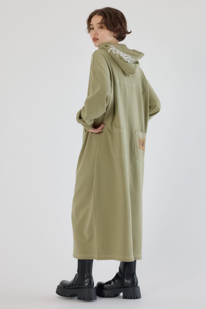 RODEO CROWNS「RCSカラーステッチパーカーワンピース」|ワンピース|