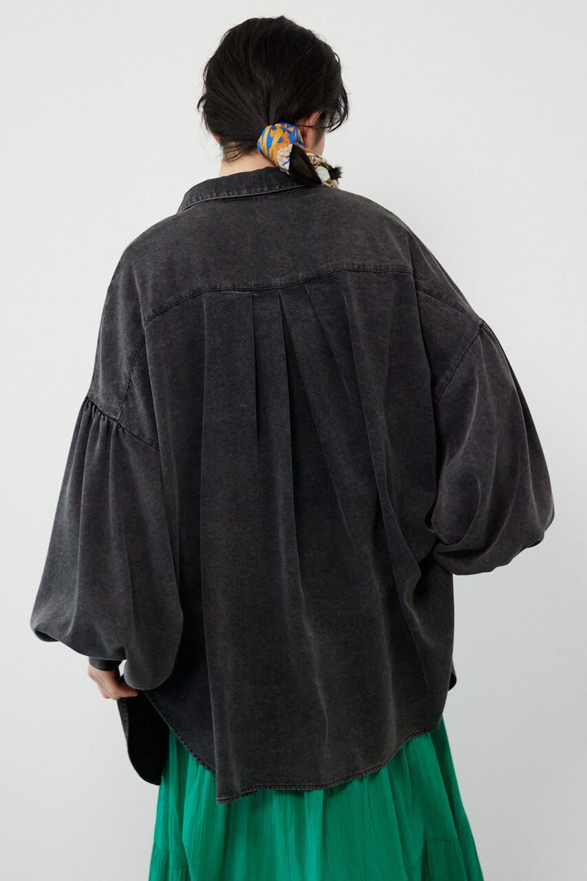 RODEO CROWNS「ボリュームスリーブフレアデニムシャツ」|シャツ・ブラウス|