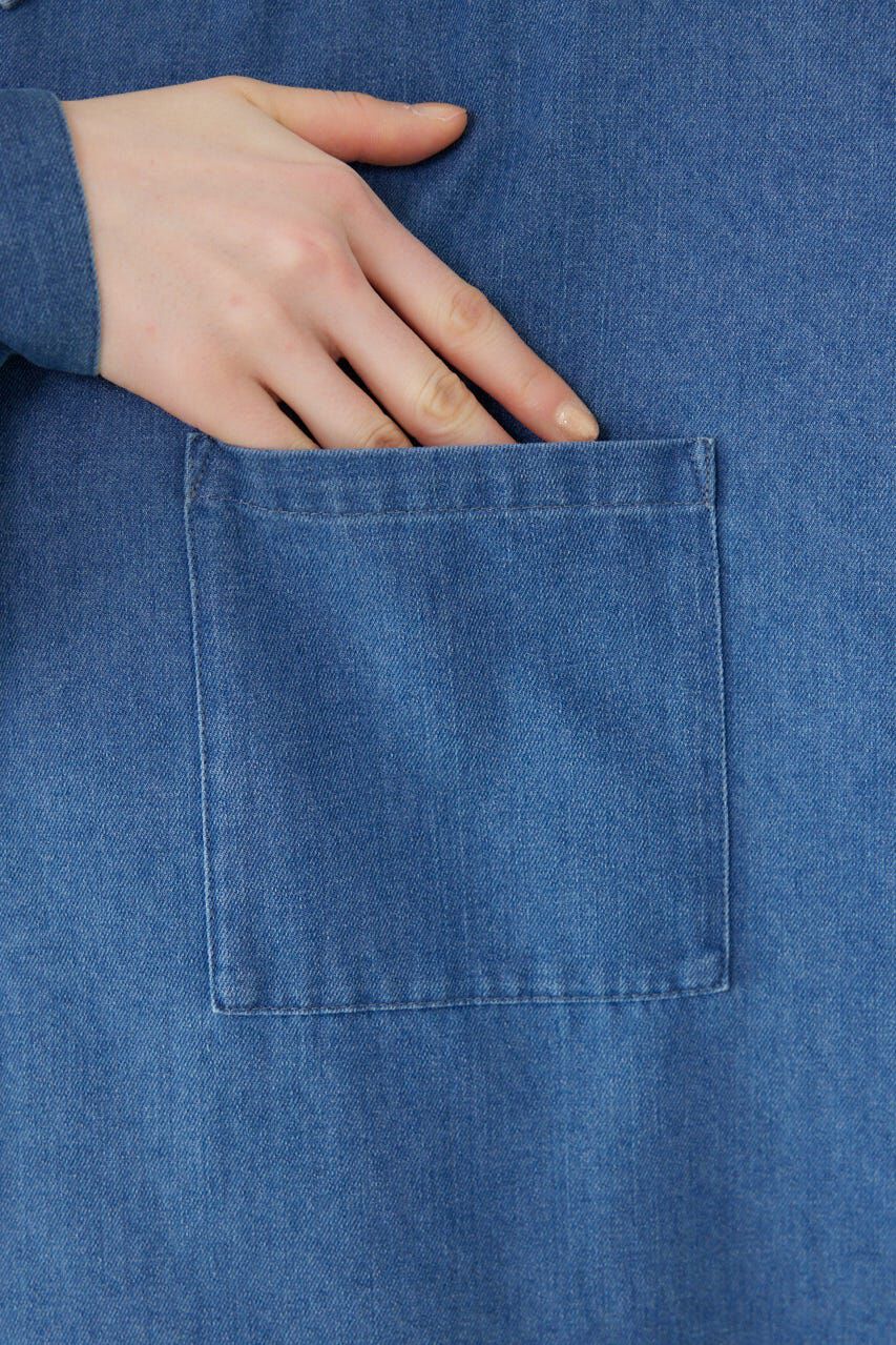 RODEO CROWNS「ボリュームスリーブフレアデニムシャツ」|シャツ・ブラウス|