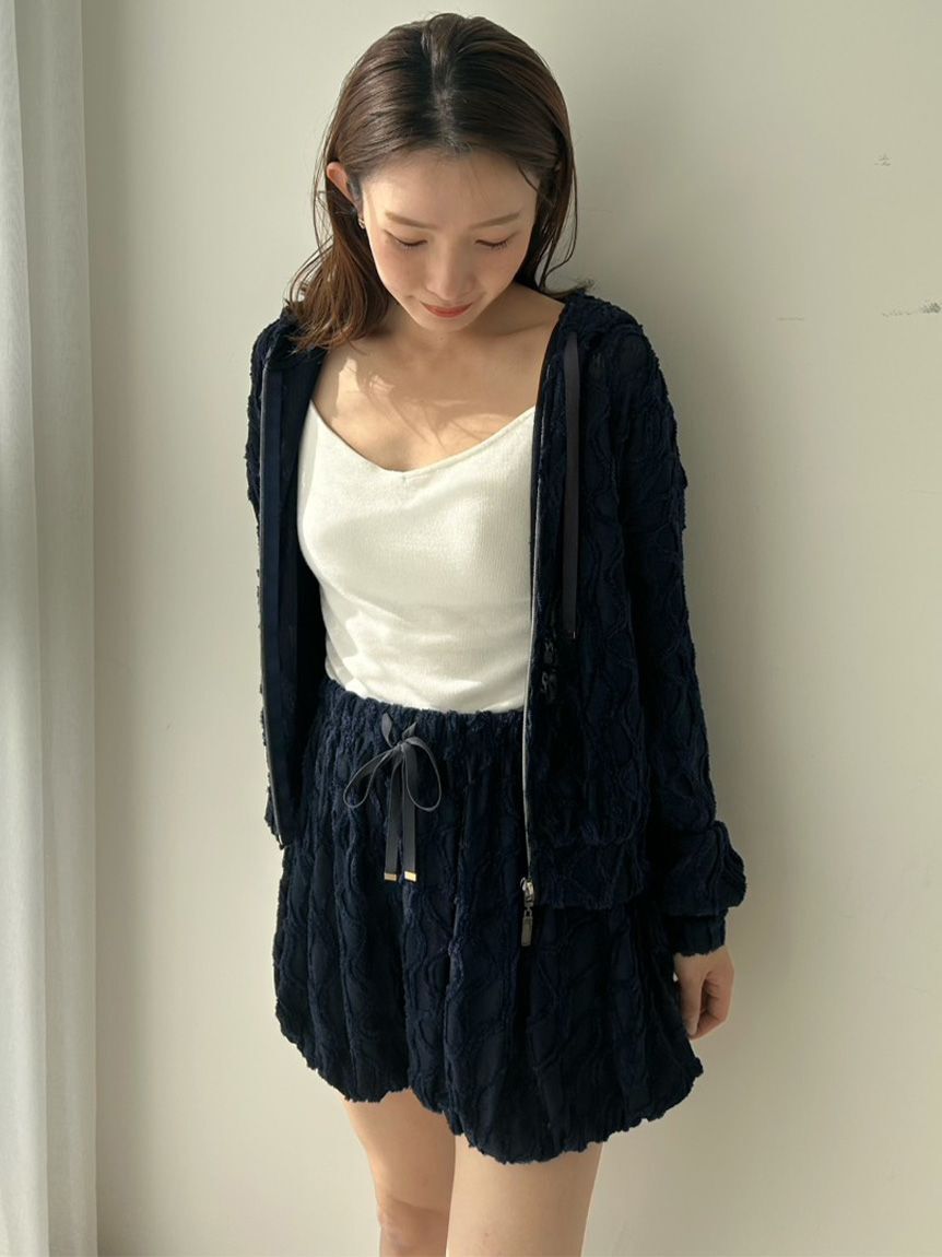 SNIDEL HOME「デザインカットパーカー」|ルームウェア|