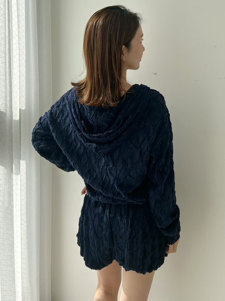 SNIDEL HOME「デザインカットパーカー」|ルームウェア|